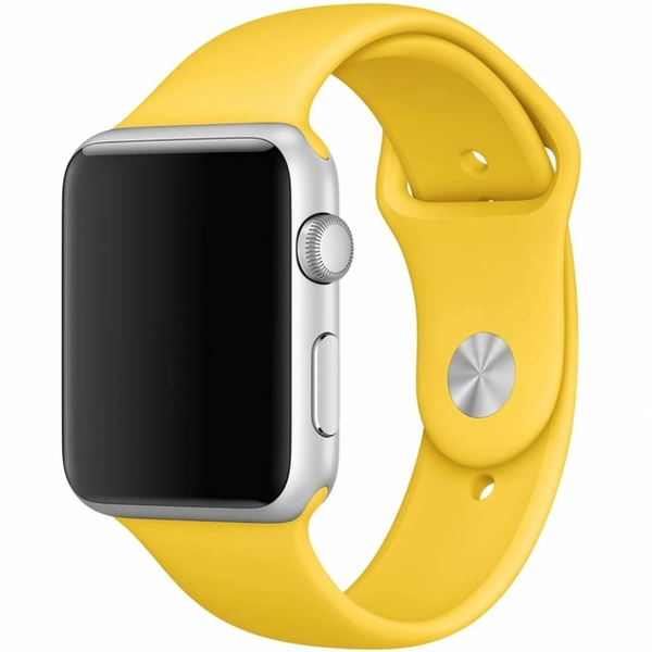 Силиконовый ремешок для Apple Watch 38/40/41 мм Yellow 212-00600 фото