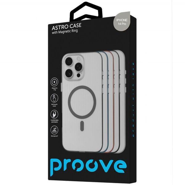 Чехол Proove Astro Case with Magnetic Ring iPhone 14 Pro Black 656-04002 фото