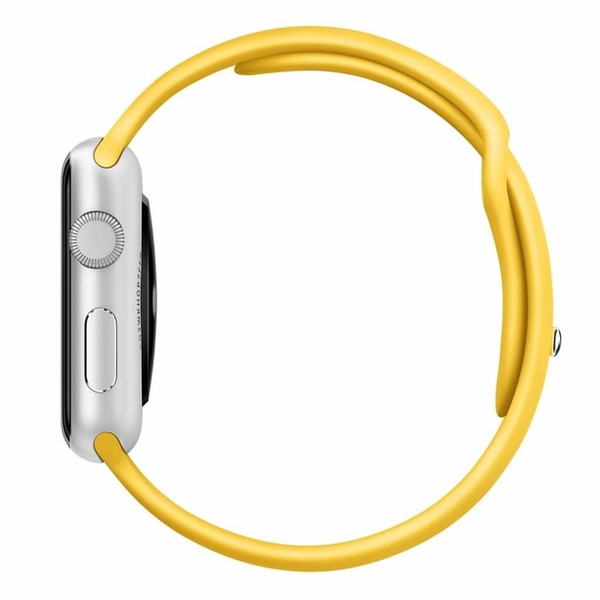 Силіконовий ремінець для Apple Watch 38/40/41 мм Yellow 212-00600 фото