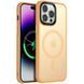 TPU+PC чохол Metal Buttons with MagSafe Colorful для Apple iPhone 14 Pro (6.1") Orange 555-03119 фото