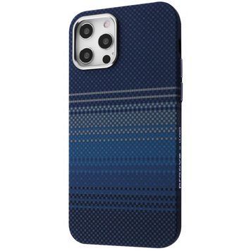 Чохол Proove Gleam Case with Magnetic Ring iPhone 12 Pro Max Blue Stripes 656-04683 фото
