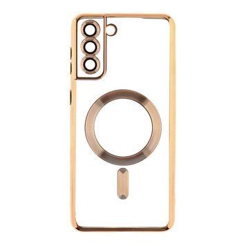 Чохол Wave TPU Metallic with Magsafe для Samsung Galaxy S21 Plus (G996) Rose Gold 555-00164 фото