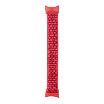 Ремінець для Xiaomi Mi Band 8/9/10 Nylon Rose Red 212-02616 фото