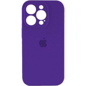 Силіконовий чохол з закритою камерою для iPhone 16 Pro Amethist 666-01229 фото