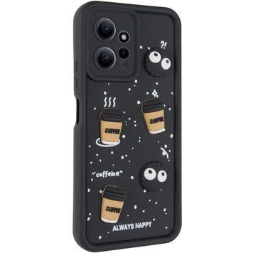 Чохол TPU Toys Case для Xiaomi Redmi Note 12 4G Black/Always Happy 777-03848 фото