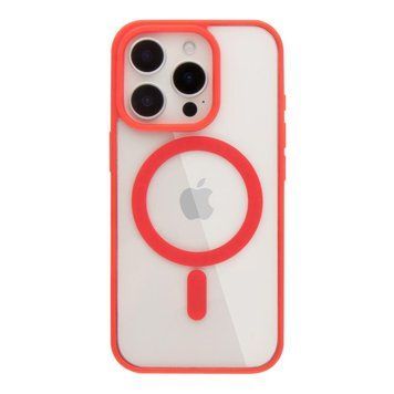 Чохол NEW TPU Color with Magsafe для iPhone 16 Pro Red 214-02559 фото