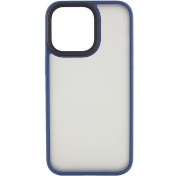TPU+PC чохол Metal Buttons для Apple iPhone 13 Pro (6.1") Синій 777-08328 фото