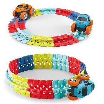 Інтерактивний трек з інерційною машинкою SHT 088 Changeable Trak (46pcs/1CAR) 656-03587 фото