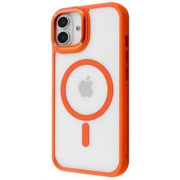 Чехол Proove Clear Essence Case with Magnetic Ring iPhone 16 Orange 656-04407 фото