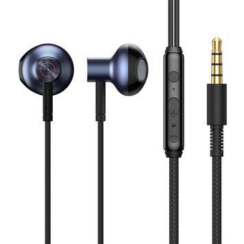 Навушники Baseus Encok 3.5mm Wired Earphone H19 Black 656-03919 фото