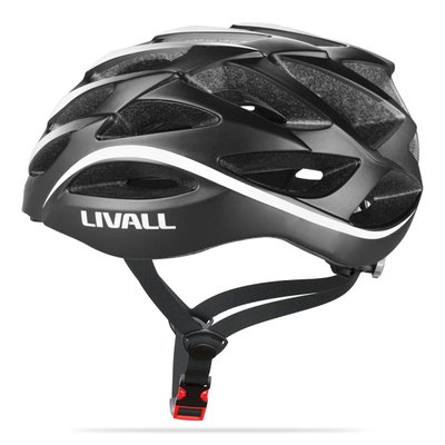 Захисний шолом Livall BH62 NEO (L) Black/White (55-61см), акустика, мікрофон, сигнали поворотів та стопів, 656-00077 фото