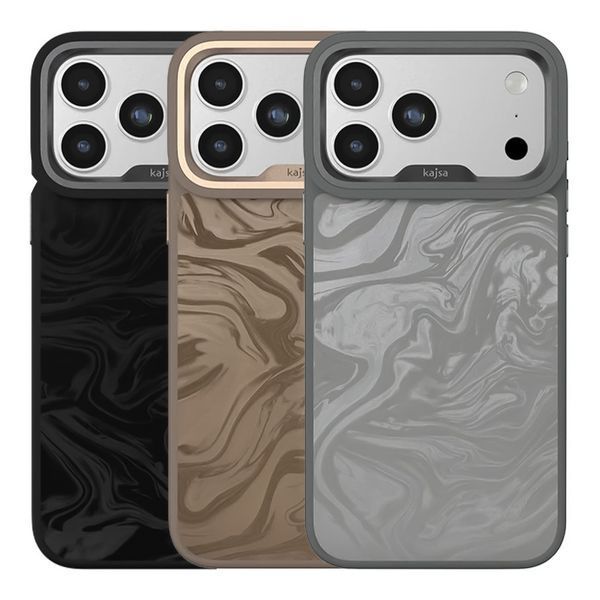Чохол Kajsa Glamorous Collection Fluid Art with MagSafe для iPhone 17 Pro Desert Gold O-Ring 2020000507659 фото