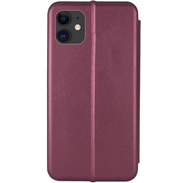 Шкіряний чохол-книжка Classy для Apple iPhone 11 (6.1") Maroon 777-05945 фото