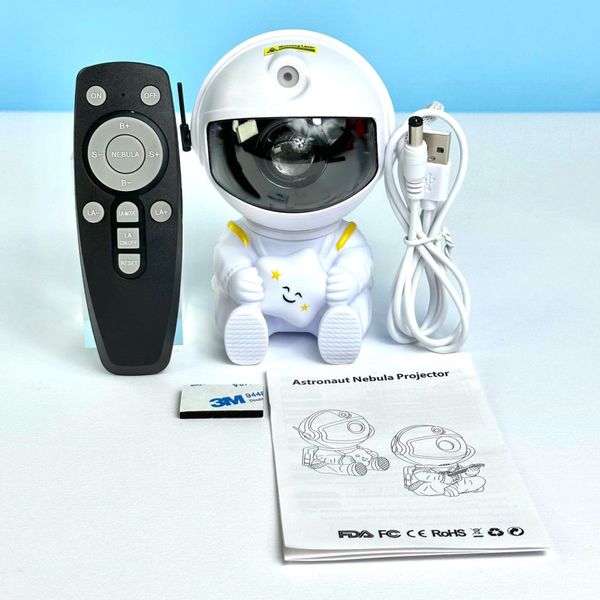 Нічник-проектор зоряного неба Astronaut Nebula Projector Mini HR-F3 300-00031 фото