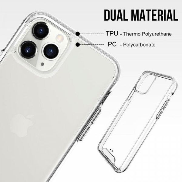 Протиударний чохол Space для iPhone 11 Pro Max Прозорий 211-00003 фото