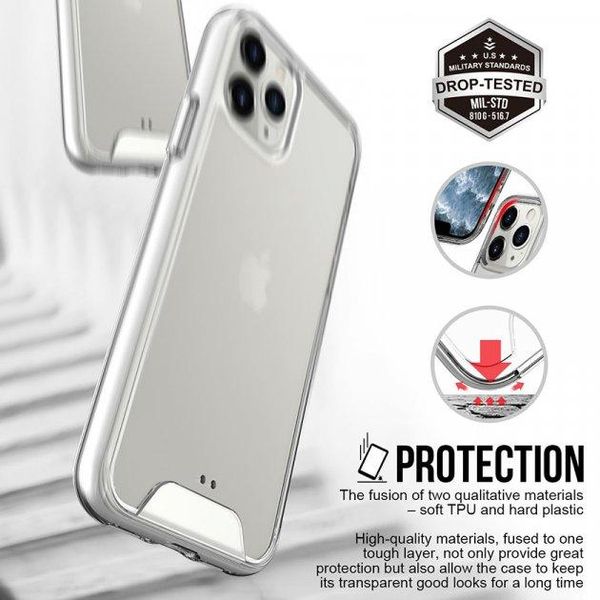 Протиударний чохол Space для iPhone 11 Pro Max Прозорий 211-00003 фото