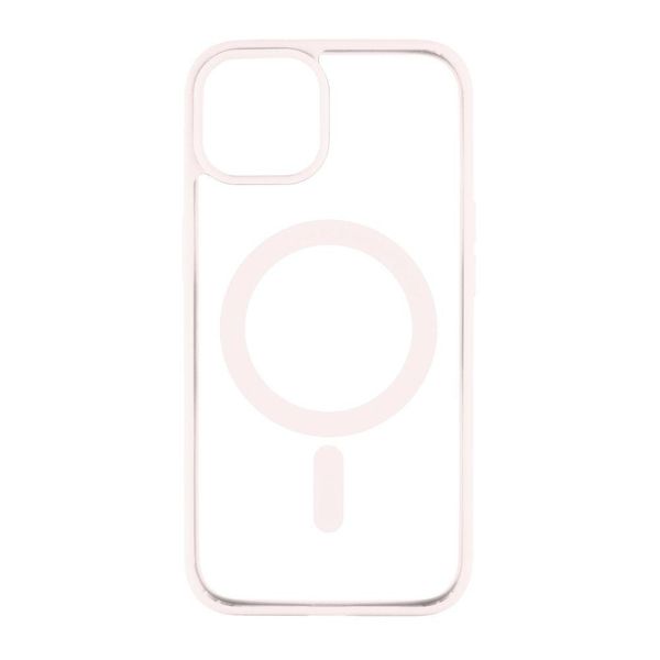 Силіконовий чохол Clear Color Case with MagSafe для iPhone 15 Pro Пісчано рожевий 214-00445 фото