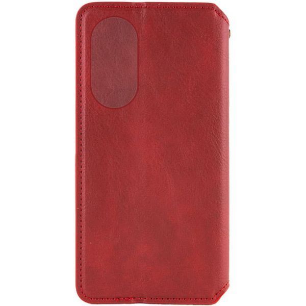 Шкіряний чохол-книжка GETMAN Cubic для Oppo A98 Червоний 555-01771 фото
