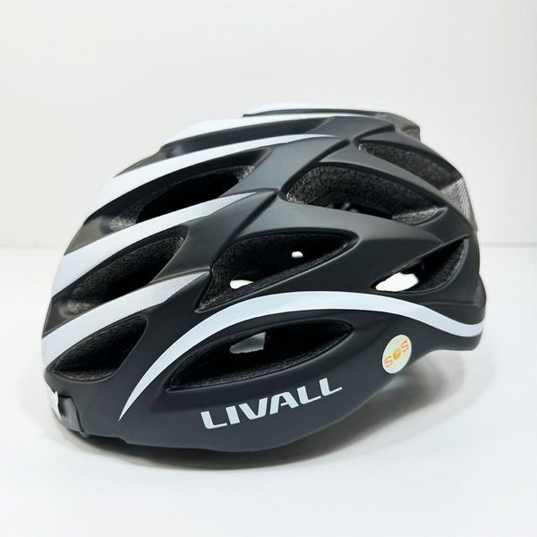 Защитный шлем Livall BH62 NEO (L) Black/White (55-61см), акустика, микрофон, сигналы поворотов и стопов, 656-00077 фото