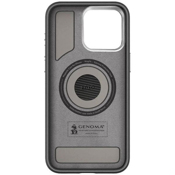 Чехол SGP PC+Leather with Magnetic Fit для Apple iPhone 15 Pro (6.1") Carbon ILSO-00000074876-4 фото