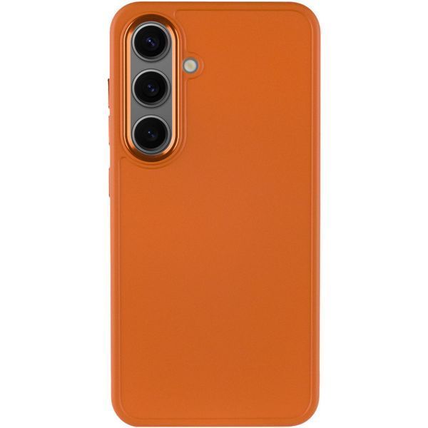Чехол TPU Bonbon Metal Style для Samsung Galaxy S23 Papaya 555-02820 фото