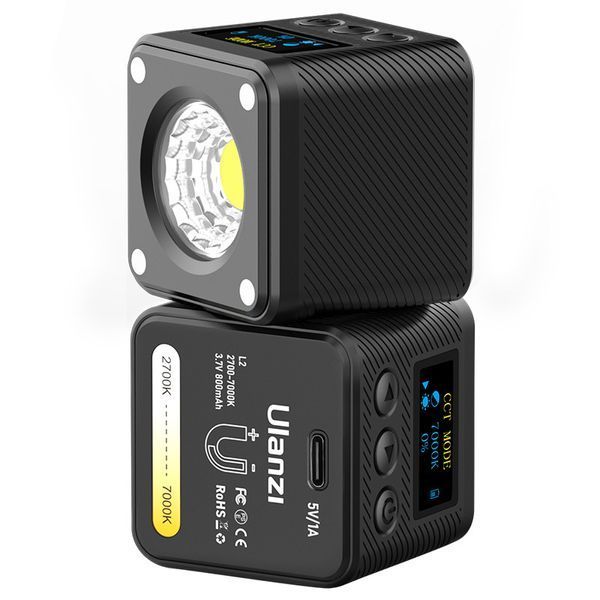 Відеосвітло Ulanzi L2 Bi-color COB Vedio Light, IP6, 5W, Black (3051) 3051 фото