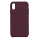 Силиконовый чехол для iPhone X/XS Maroon Marsala 333-00124 фото