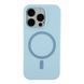 Чохол Glow Silicone Case with Magsafe для iPhone 14 Pro Blue 214-03902 фото