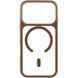 Чохол TPU+PC GETMAN Moon Clear with MagSafe для Apple iPhone 17 Pro Max (6.9") Brown 656-08459 фото 2