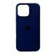 Силиконовый чехол для iPhone 16 Pro Max Navy Blue 666-01281 фото