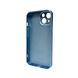 Чехол для смартфона AG Glass Matt Frame Color для iPhone 15 Sierra Blue 666-00640 фото 2