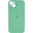 Силиконовый чехол с закрытой камерой для iPhone 15 Spearmint 666-01022 фото