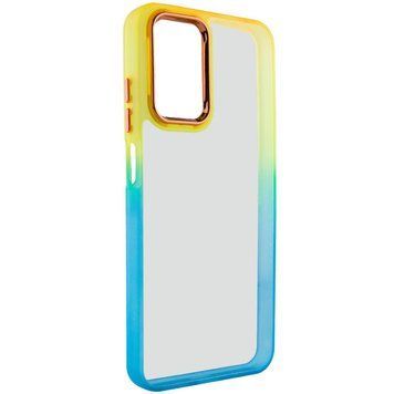 Чохол TPU+PC Fresh sip series для Xiaomi Redmi Note 12 4G Бірюзовий / Помаранчевий 777-06603 фото