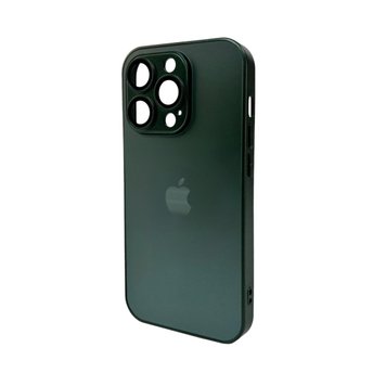 Чохол для смартфона AG Glass Matt Frame Color для iPhone 15 Pro Cangling Green 666-00641 фото