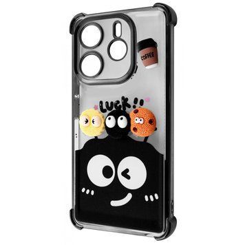 Чехол WAVE Winkie Xiaomi Redmi Note 14 5G black/splash 656-09251 фото