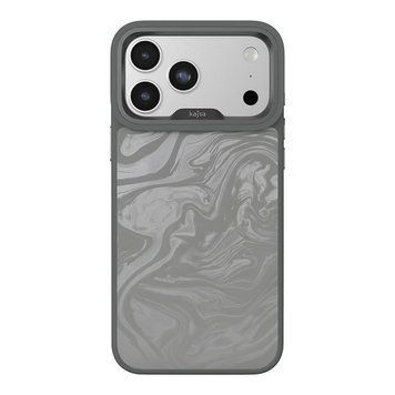 Чохол Kajsa Glamorous Collection Fluid Art with MagSafe для iPhone 17 Pro Grey O-Ring 2020000507642 фото