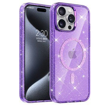 Чохол TPU Eclipse Sparkle (MagFit) для Apple iPhone 14 Pro (6.1") Purple 214-03788 фото