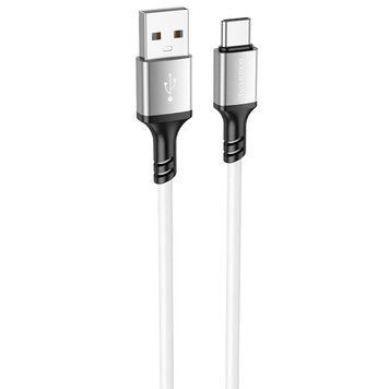 Дата кабель Borofone BX83 Famous USB to Type-C 3A (1m) White ILSO-00000064422-2 фото