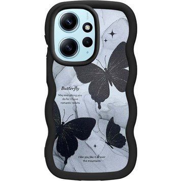 Чохол TPU Cloudy Pictures для Xiaomi Redmi Note 12 4G Butterflies 555-01237 фото