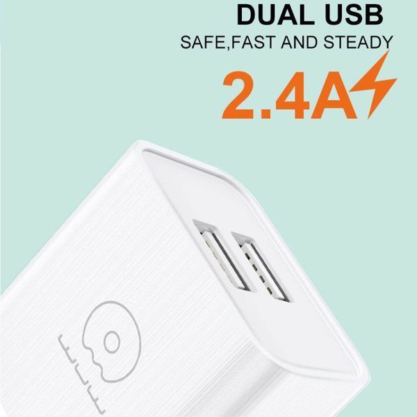 Мережевий зарядний пристрій з кабелем WUW-T92 2USB/2.4A set type-c 6972573337682 фото