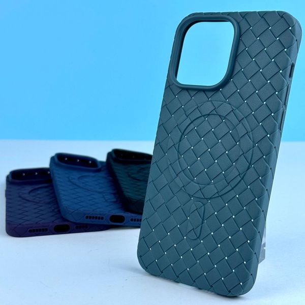 Чохол Bottega Veneta Premium with MagSafe для iPhone 12 Pro Max Сірий 214-01781 фото