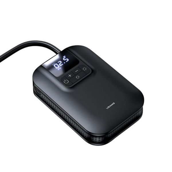 Автомобільний насос Usams US-ZB215 Mini Car Air Pump 5000mAh Black 656-00394 фото