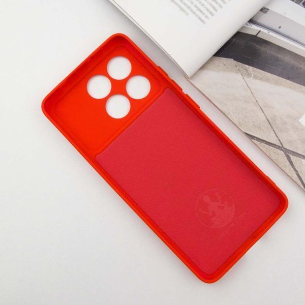 Чохол TPU GETMAN Liquid Silk Full Camera для Xiaomi Poco X6 Pro Червоний / Red ILSO-00000075779-5 фото