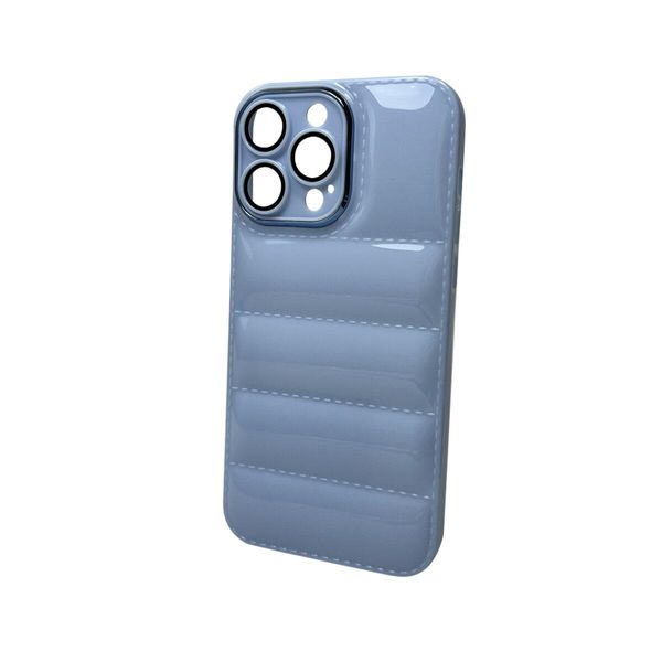 Чехол Down Jacket Frame для iPhone 15 Pro Light Blue 666-00377 фото