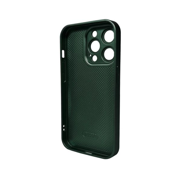 Чехол для смартфона AG Glass Matt Frame Color для iPhone 15 Pro Cangling Green 666-00641 фото