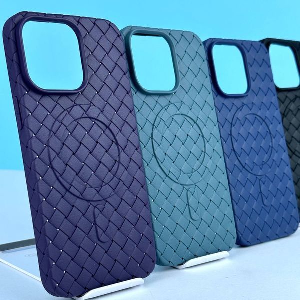 Чохол Bottega Veneta Premium with MagSafe для iPhone 12 Pro Max Сірий 214-01781 фото