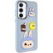 Чохол TPU Leather Toys для Xiaomi Redmi Note 13 4G Labubu / Blue 555-00879 фото