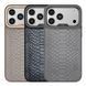 Чехол Kajsa Glamorous Collection Snake Pattern with MagSafe для iPhone 17 Pro Max Blue Plus O-Ring 4894505274266 фото 2
