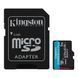 Карта пам'яті microSDXC (UHS-1 U3) Kingston Canvas Go! Plus 1Tb class 10 A2 V30 (R200MB/s, W-160MB/s) (adapter SD) SDCG4/1TB фото 1