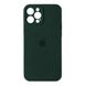 Силіконовый чохол з закритою камерою для iPhone 12 Pro Max Hunter Green 208-00831 фото